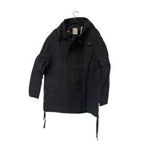 Zara SR_A Samuel Ross Mens Parka Jacket Coat M Navy Blue Full Zip 0706/202 NWT